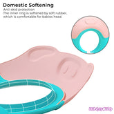 Soft Bathing Baby Shower Cap for Eye Protection and Hair Wash (Pink)